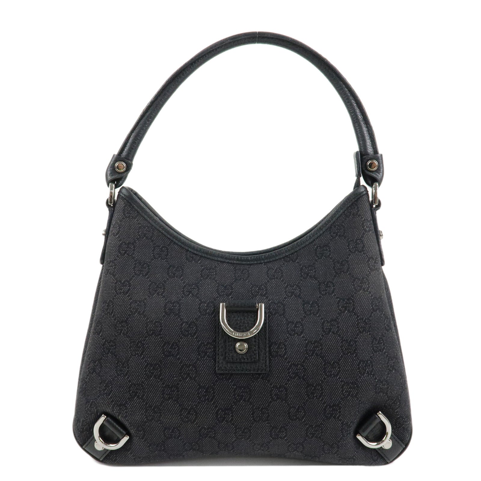 GUCCI Abbey GG Canvas جلد حقيبة كتف 268637