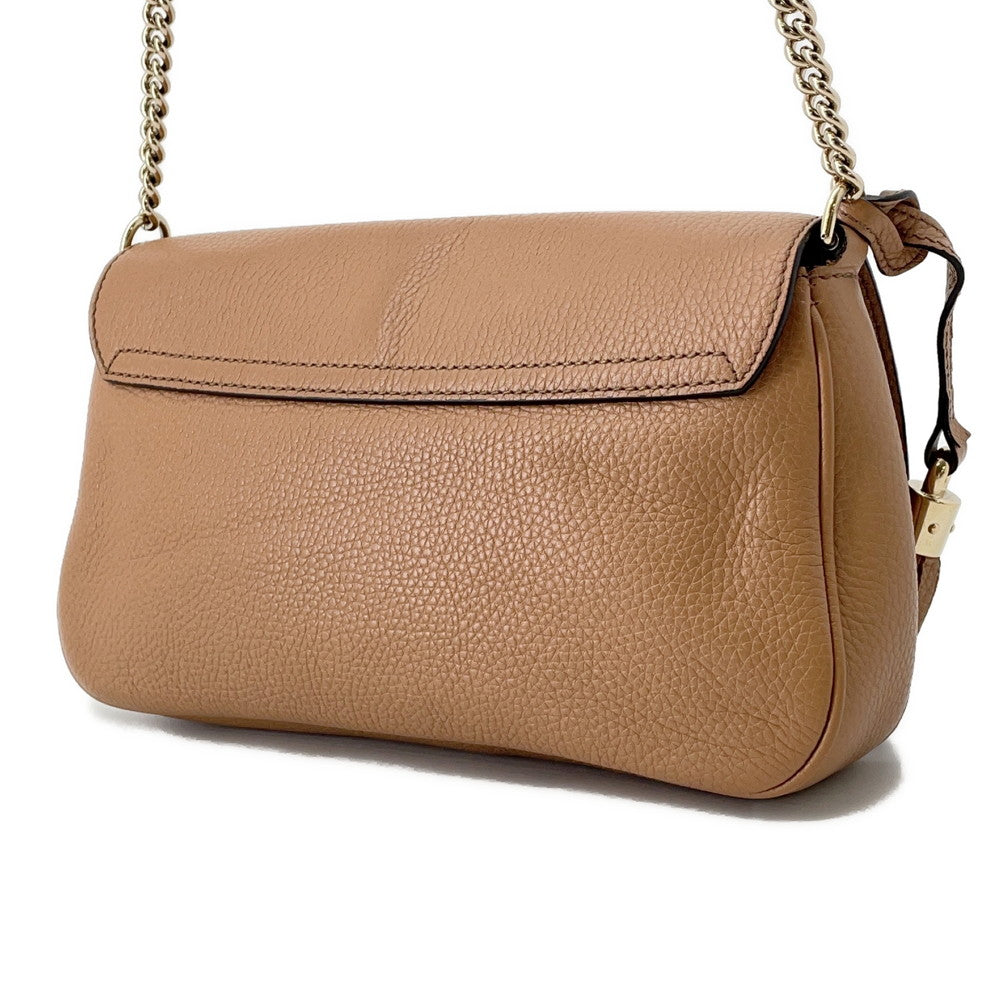 Gucci ?soho Chainshoulder Beige536224 جلد