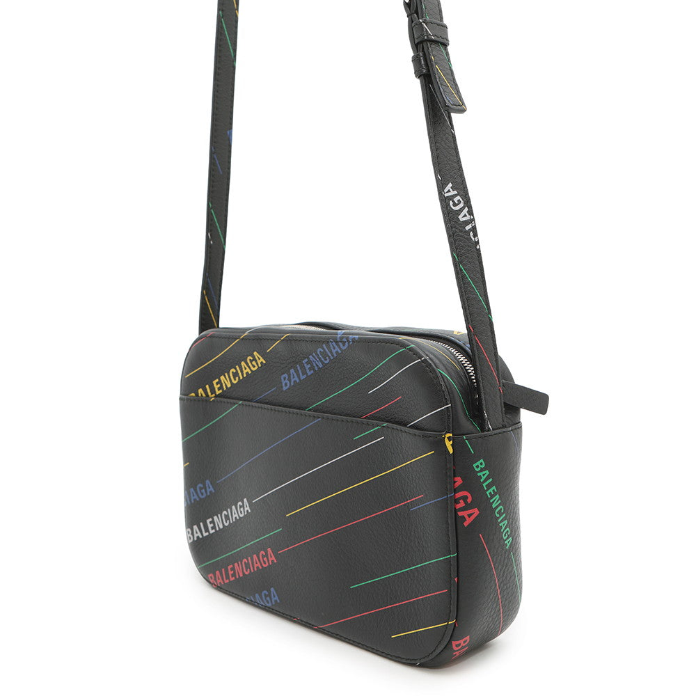 Balenciaga Everyday Camera Bag أسود552370 جلد