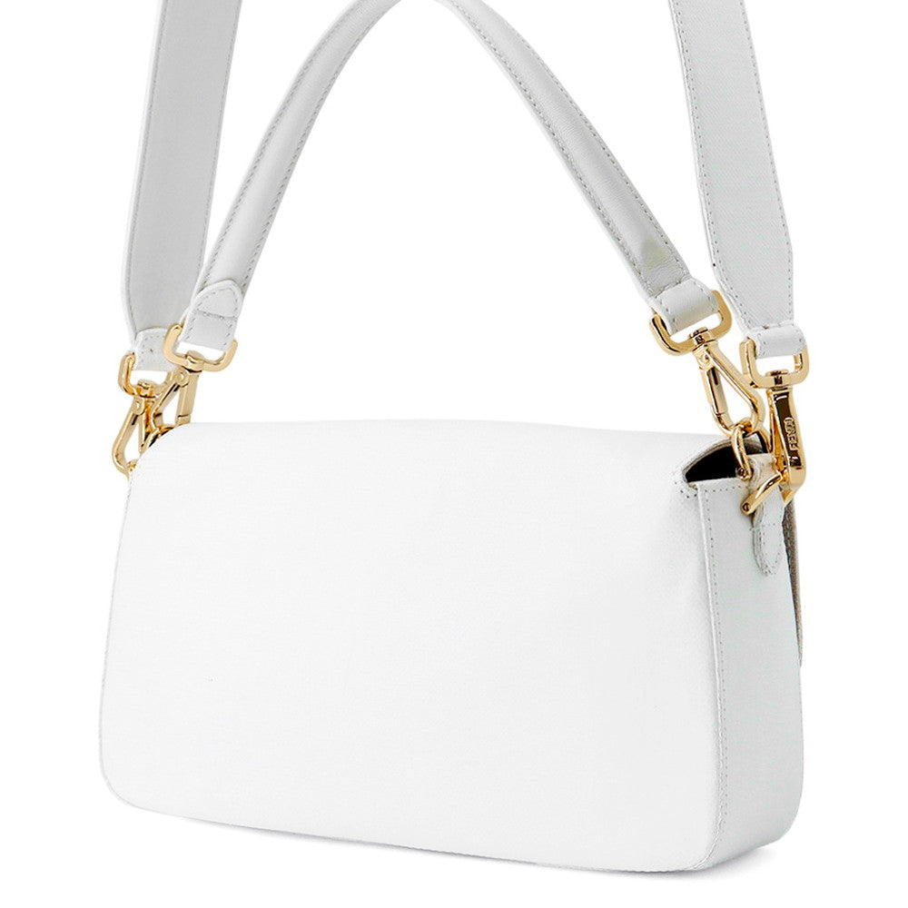 Fendi Bucket Bag white – front view