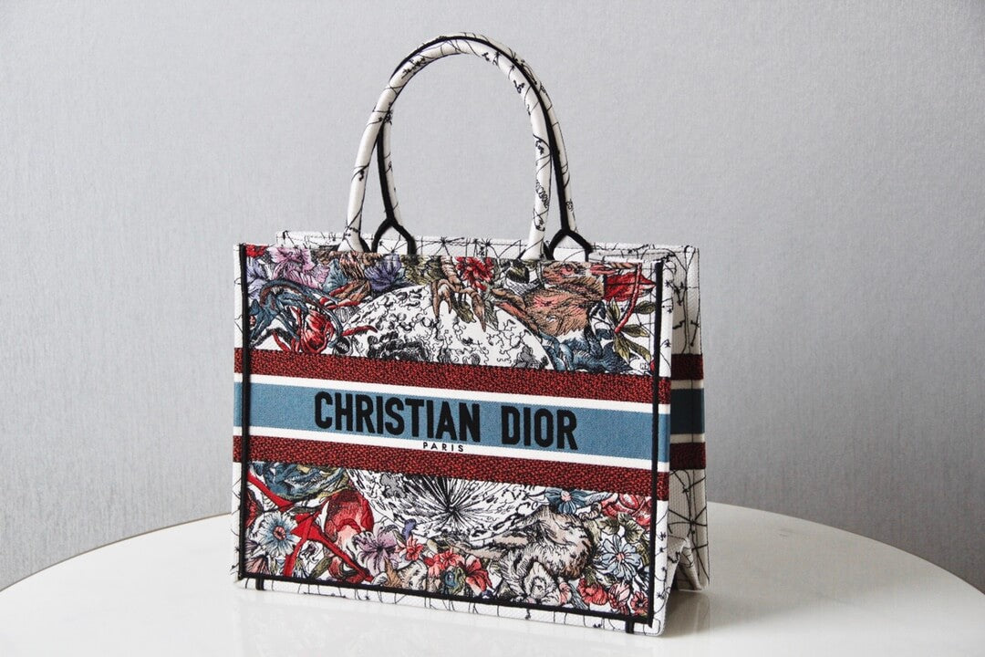 Book bag Tote Embroidery أحمر printing 36.5cm 41.5cm حقيبة يد