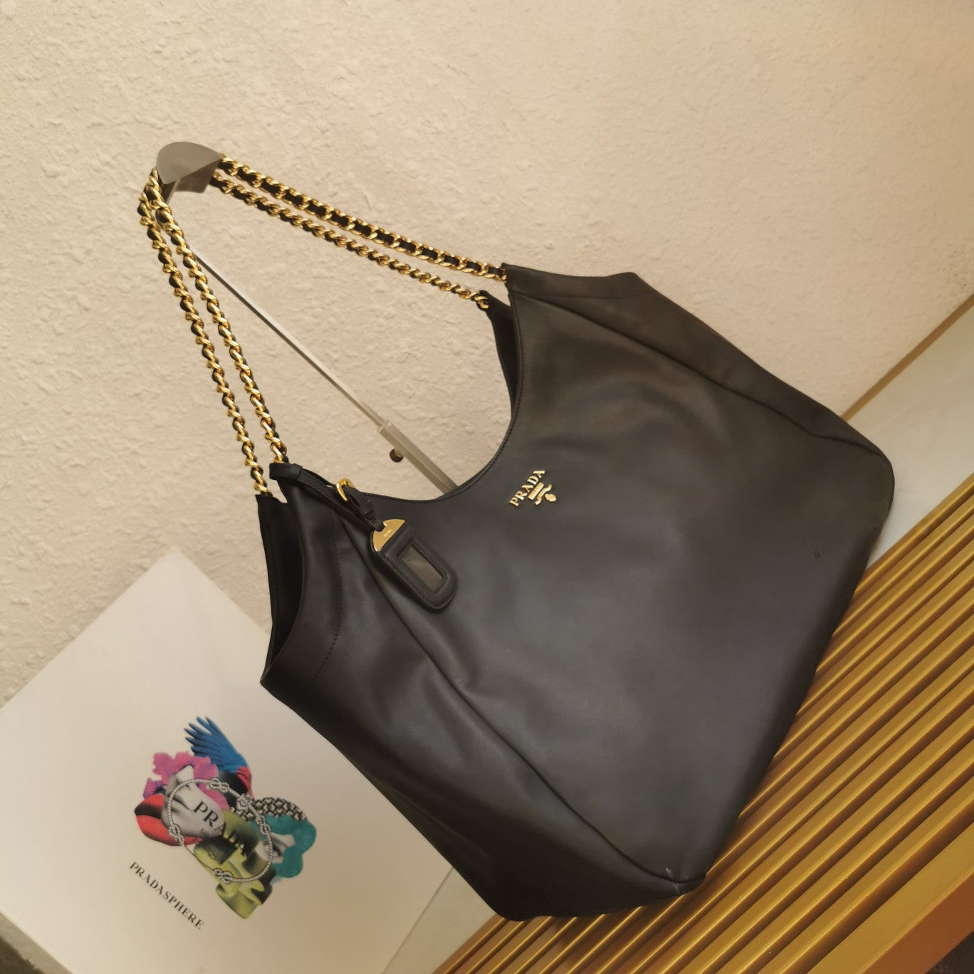 سلسلة TOTE 39 SOFT أسود جلد عجل