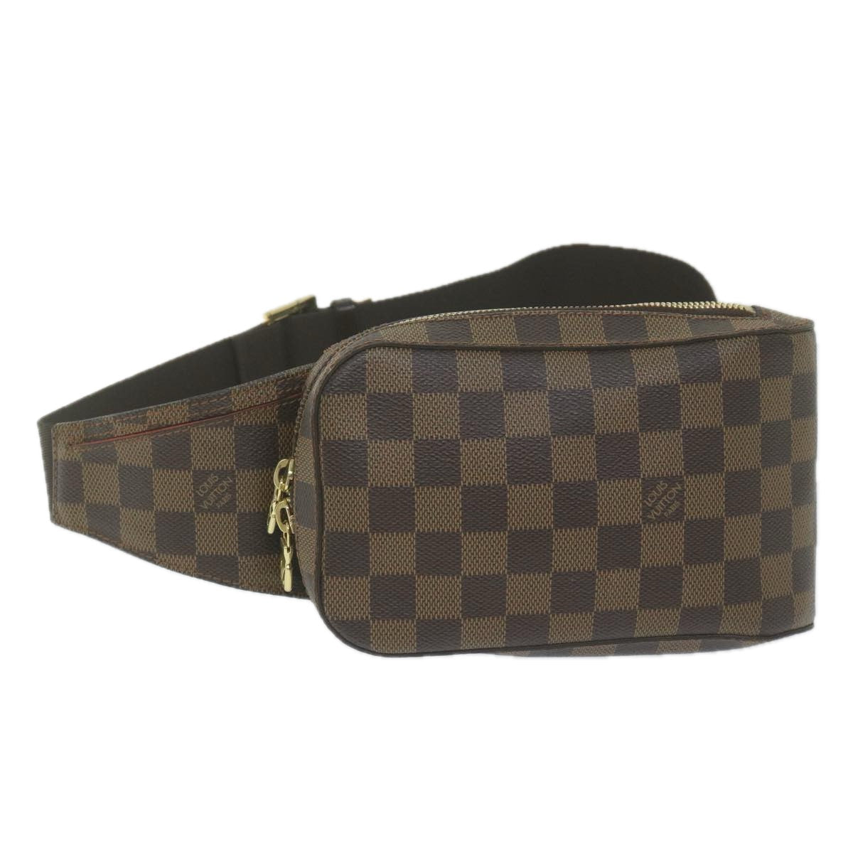 Classic Checkered Canvas حقيبة كتف