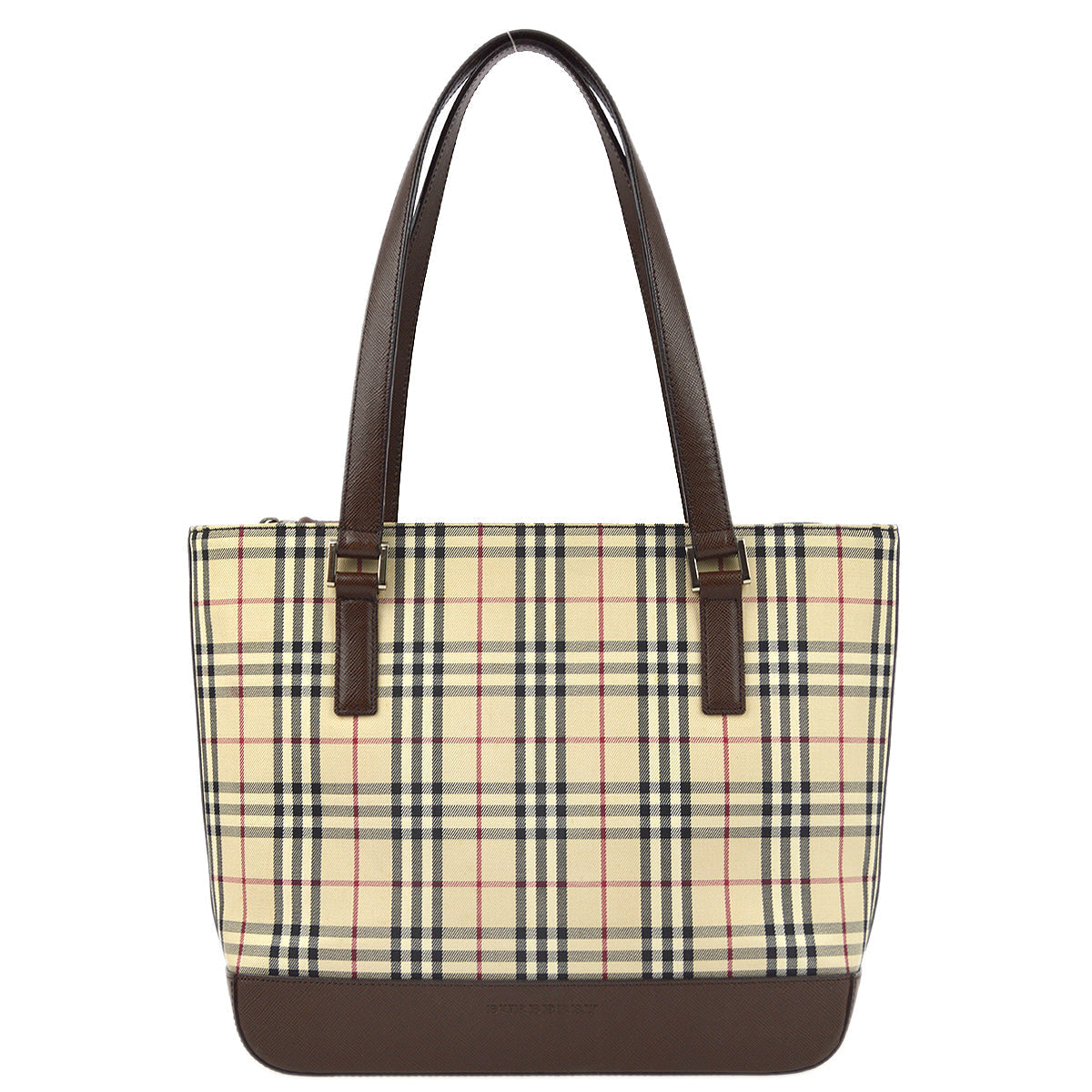 Burberry Beige Check Tote حقيبة كتف 182135