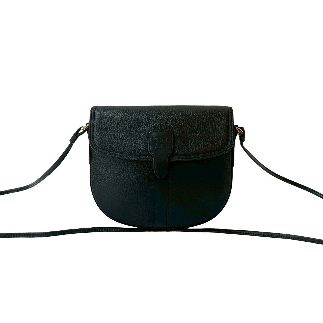 Burberrys Shadow Horse Logo Nova Check جلد حقيبة كتف
