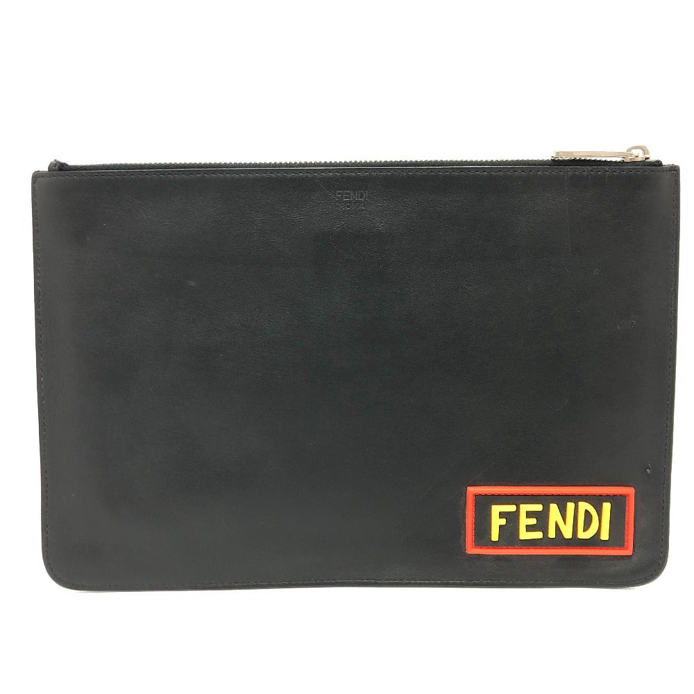 Fendi حقيبة سهرة Bag جلد أسود LOVE Mens