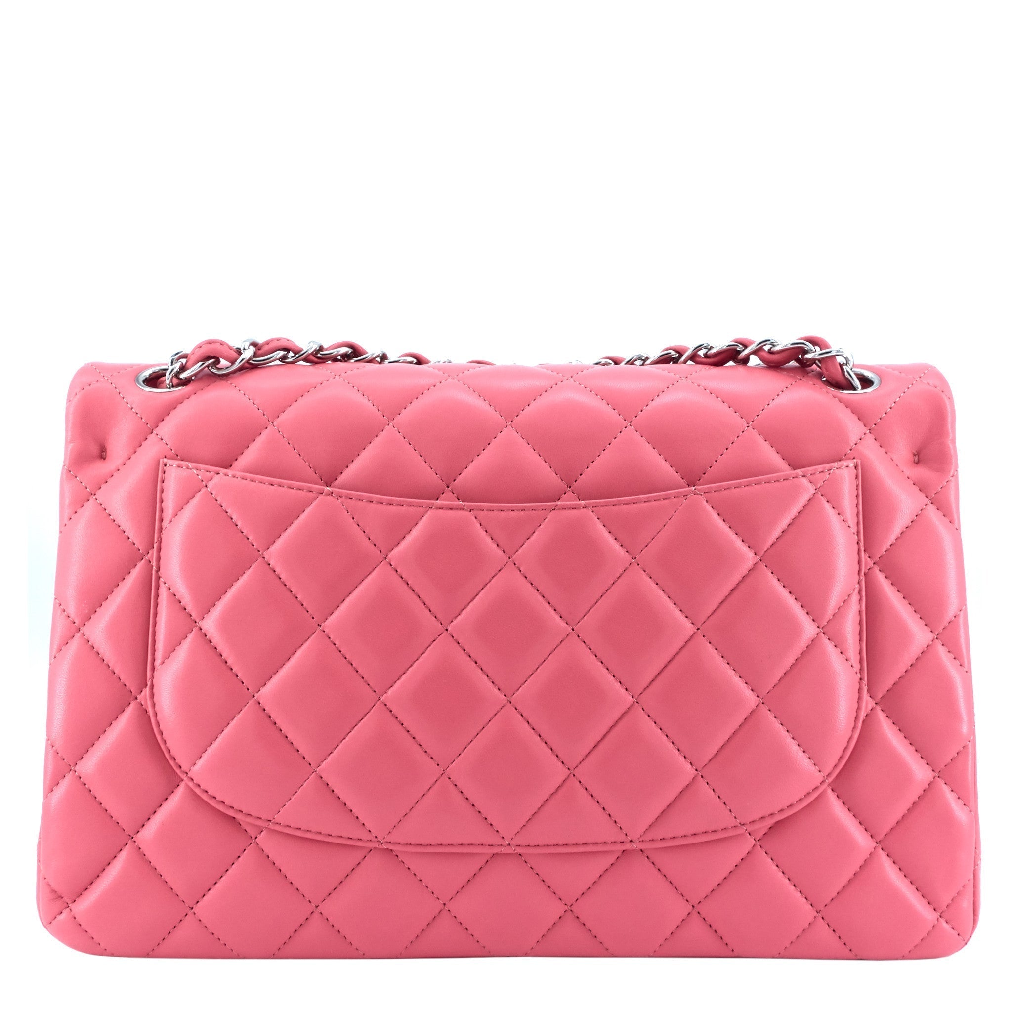 Classic Jumbo Double Flap Lambskin جلد Bag