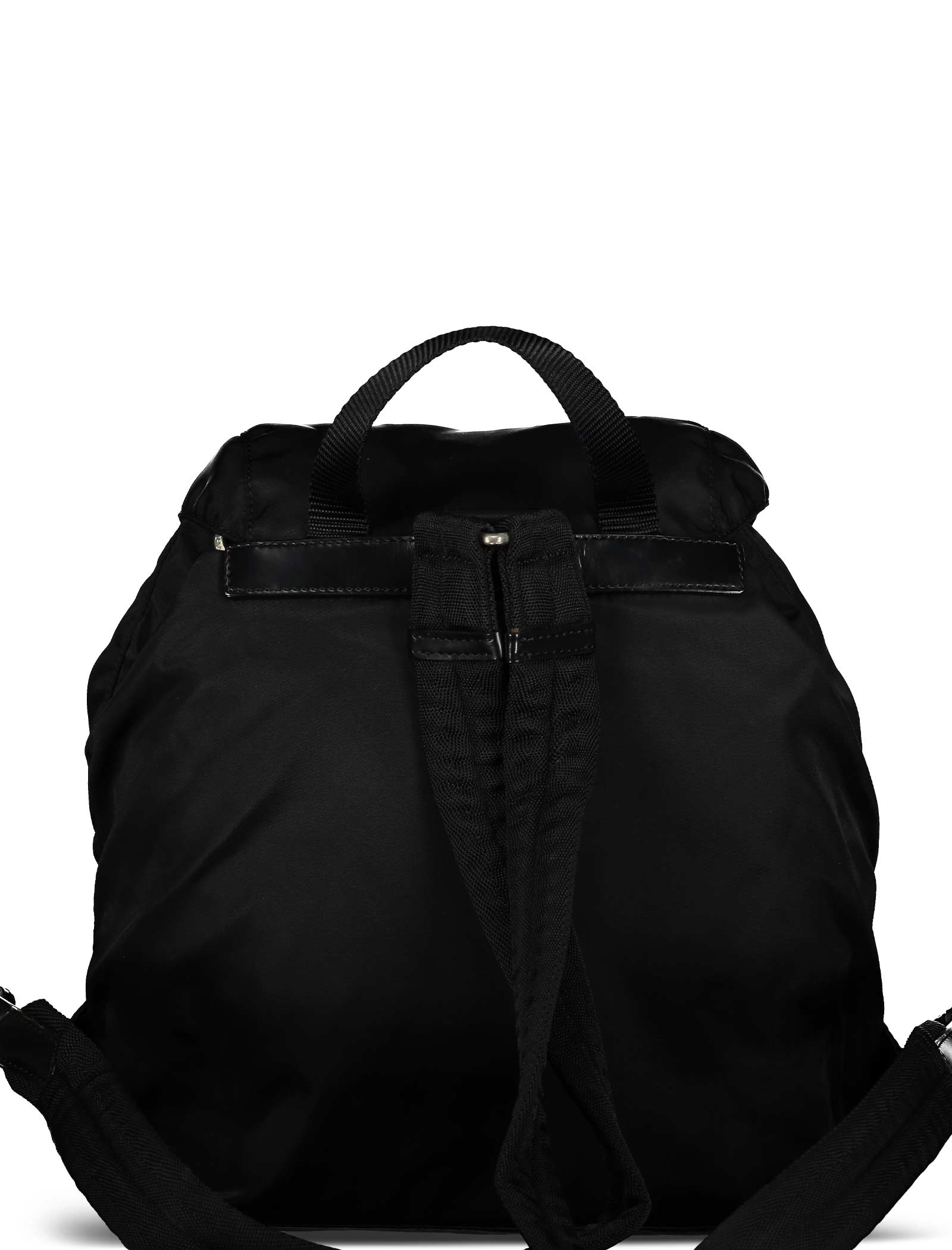 أسود متوسط Tessuto Nylon Backpack