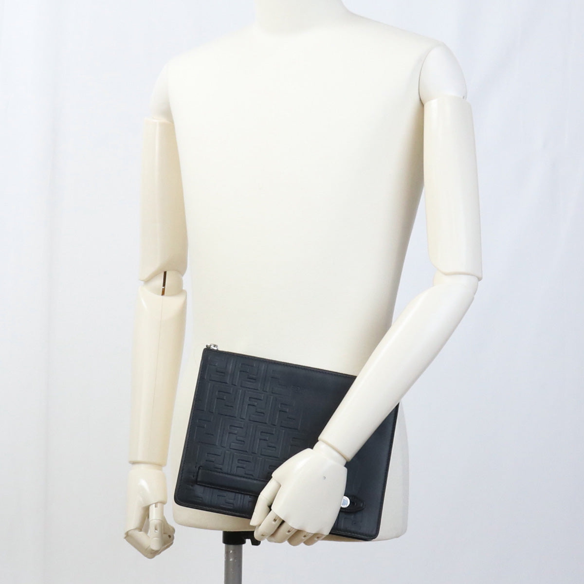 Fendi حقيبة سهرة Bag حقيبة سهرة Bag جلد أسود Mens