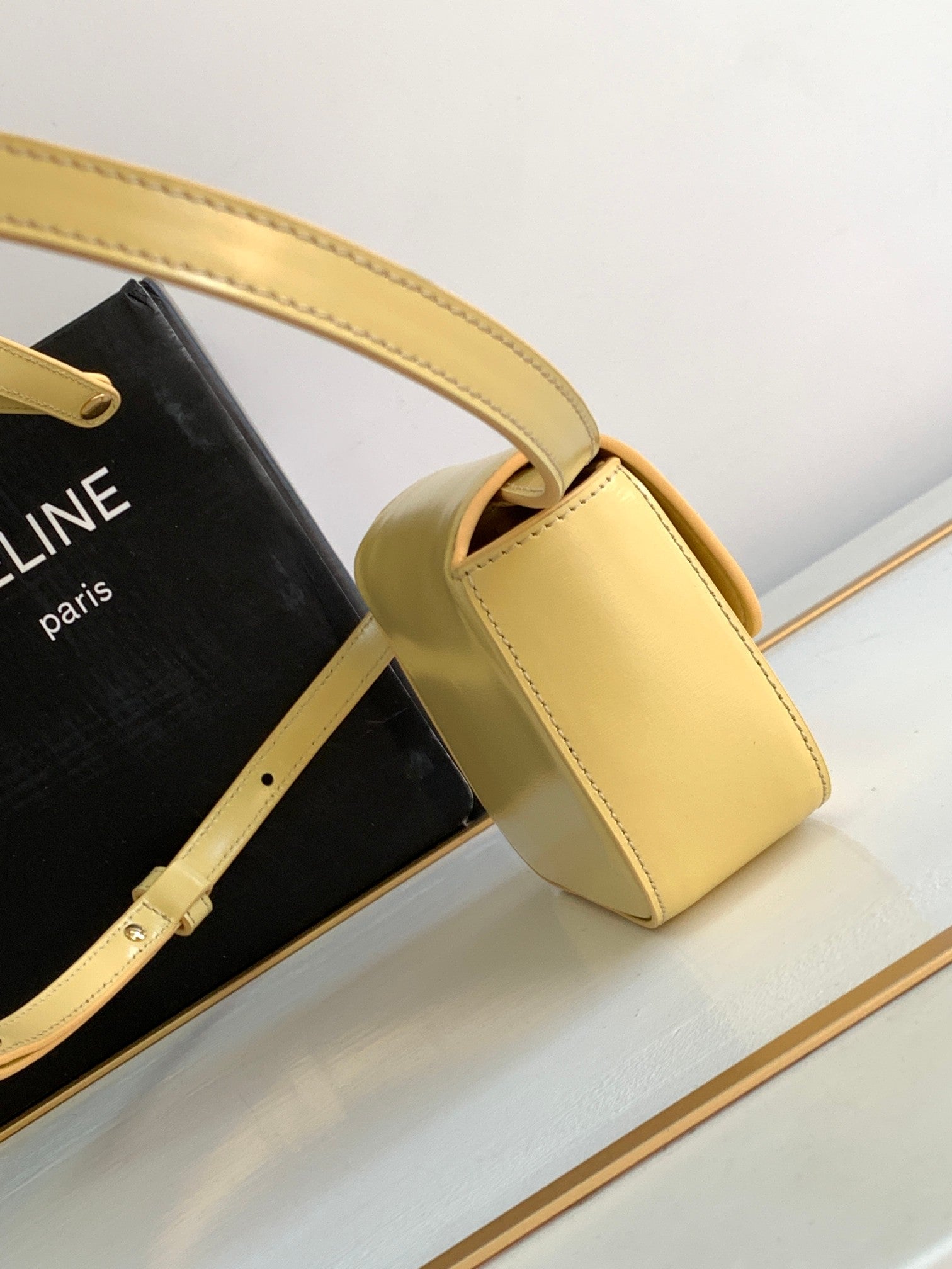 TEEN Triomphe 11CM Yellow جلد عجل